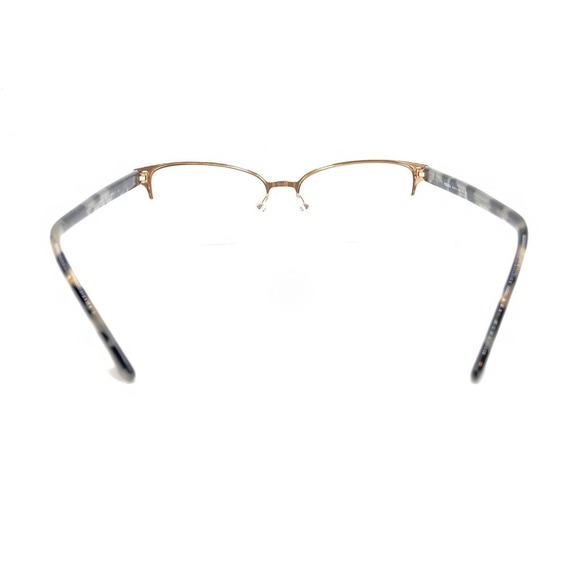 Prada VPR 61X YEP-1O1 Pink Gold Gray Half Rim Eyeglasses Frames 54-17 145 Italy - Picture 5 of 12